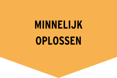 Minnelijk oplossen