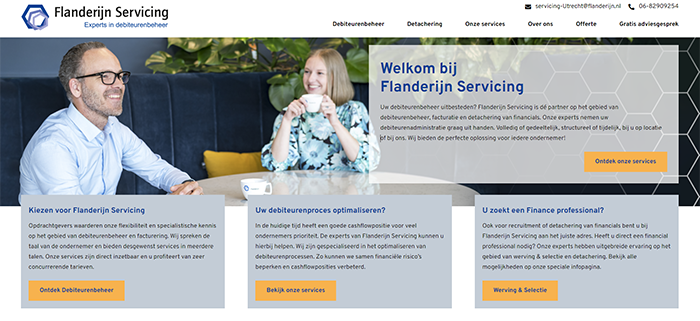Flanderijn Servicing website